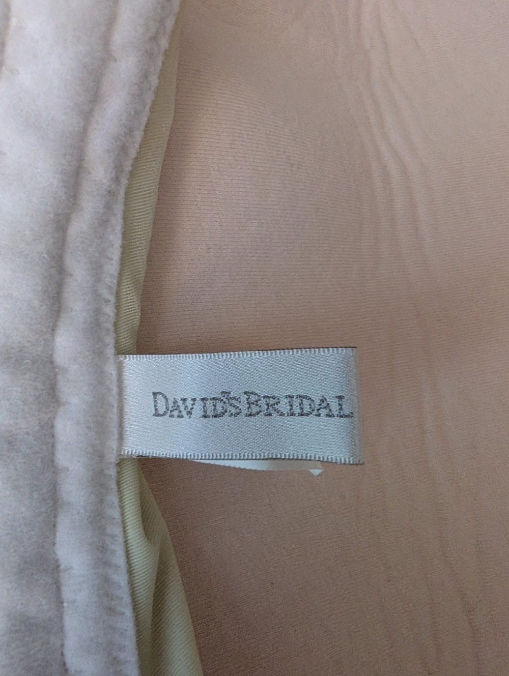 32B David's Bridal Strapless Corset Bra - Picture 2 of 6